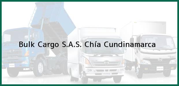 Teléfono, Dirección y otros datos de contacto para Bulk Cargo S.A.S., Chía, Cundinamarca, Colombia