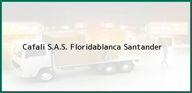 Teléfono, Dirección y otros datos de contacto para Cafali S.A.S., Floridablanca, Santander, Colombia