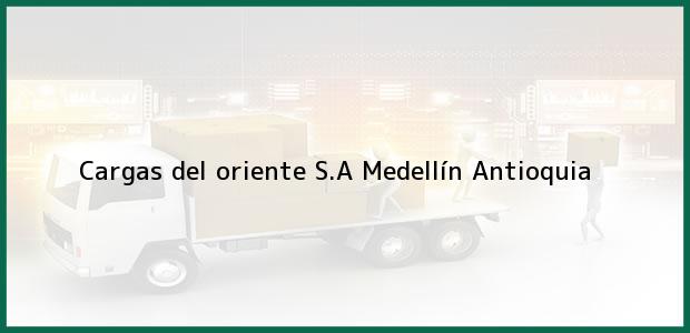 Teléfono, Dirección y otros datos de contacto para cargas del oriente S.A, Medellín, Antioquia, Colombia
