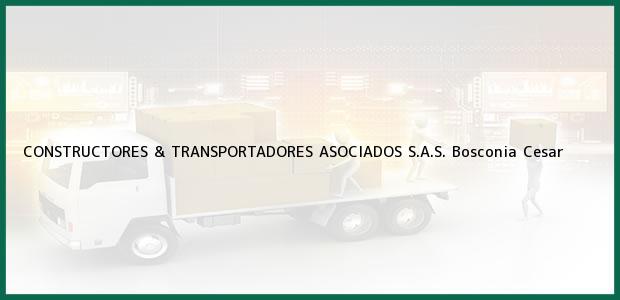 Teléfono, Dirección y otros datos de contacto para CONSTRUCTORES & TRANSPORTADORES ASOCIADOS S.A.S., Bosconia, Cesar, Colombia
