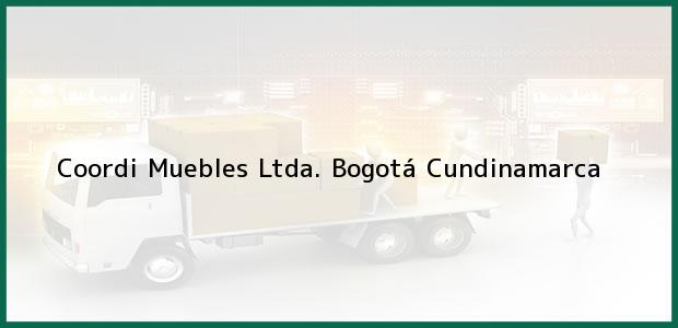 Teléfono, Dirección y otros datos de contacto para Coordi Muebles Ltda., Bogotá, Cundinamarca, Colombia