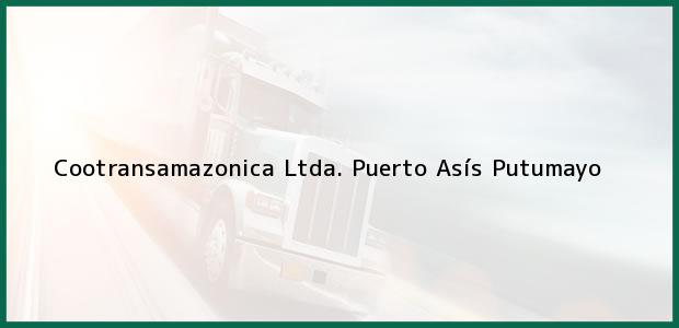 Teléfono, Dirección y otros datos de contacto para Cootransamazonica Ltda., Puerto Asís, Putumayo, Colombia