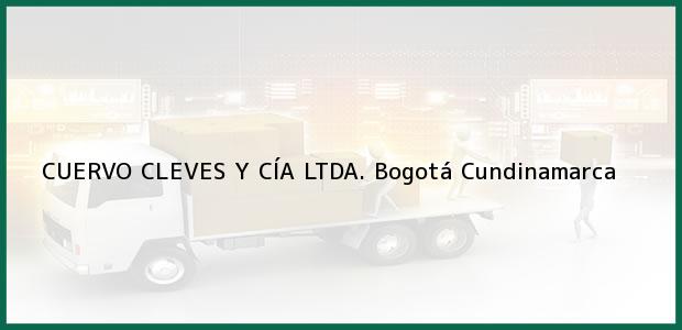 Teléfono, Dirección y otros datos de contacto para CUERVO CLEVES Y CÍA LTDA., Bogotá, Cundinamarca, Colombia