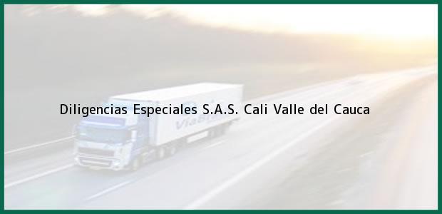 Teléfono, Dirección y otros datos de contacto para Diligencias Especiales S.A.S., Cali, Valle del Cauca, Colombia