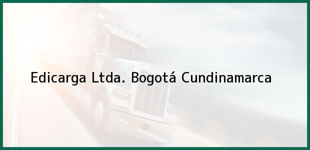 Teléfono, Dirección y otros datos de contacto para Edicarga Ltda., Bogotá, Cundinamarca, Colombia