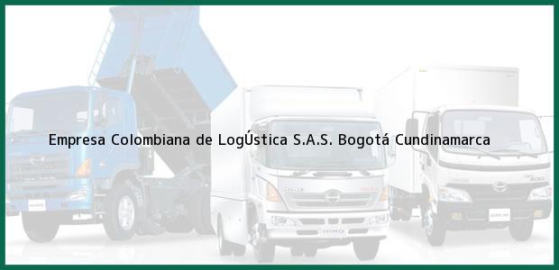 Teléfono, Dirección y otros datos de contacto para Empresa Colombiana de LogÚstica S.A.S., Bogotá, Cundinamarca, Colombia