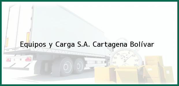 Teléfono, Dirección y otros datos de contacto para Equipos y Carga S.A., Cartagena, Bolívar, Colombia