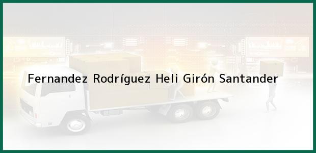 Teléfono, Dirección y otros datos de contacto para Fernandez Rodríguez Heli, Girón, Santander, Colombia