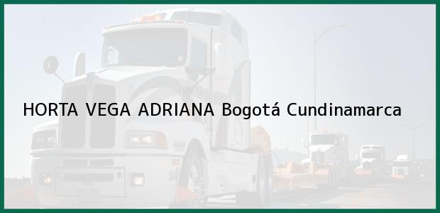 Teléfono, Dirección y otros datos de contacto para HORTA VEGA ADRIANA, Bogotá, Cundinamarca, Colombia