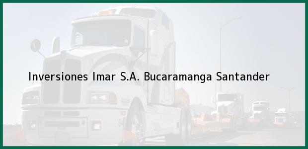 ver datos de contacto para inversiones imar s.a., bucaramanga, santander, colombia Teléfono, Dirección y otros datos de contacto para Inversiones Imar S.A., Bucaramanga, Santander, Colombia