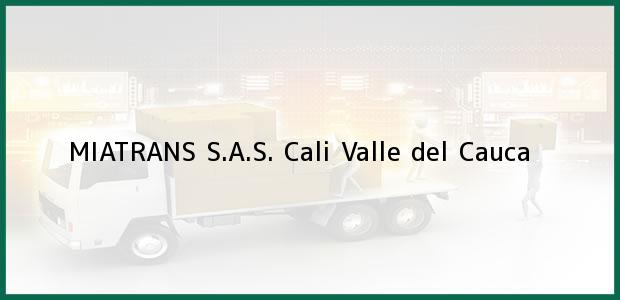 Teléfono, Dirección y otros datos de contacto para MIATRANS S.A.S., Cali, Valle del Cauca, Colombia