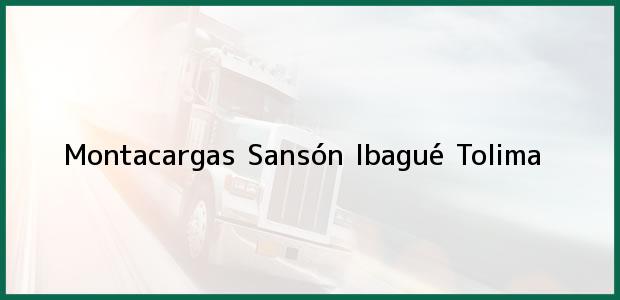 Teléfono, Dirección y otros datos de contacto para Montacargas Sansón, Ibagué, Tolima, Colombia