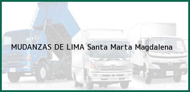 Teléfono, Dirección y otros datos de contacto para MUDANZAS DE LIMA, Santa Marta, Magdalena, Colombia