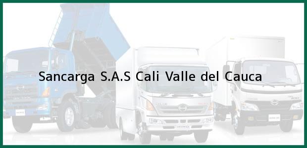 Teléfono, Dirección y otros datos de contacto para Sancarga S.A.S, Cali, Valle del Cauca, Colombia