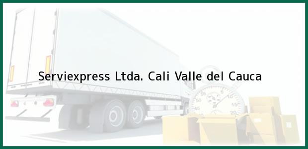 Teléfono, Dirección y otros datos de contacto para Serviexpress Ltda., Cali, Valle del Cauca, Colombia