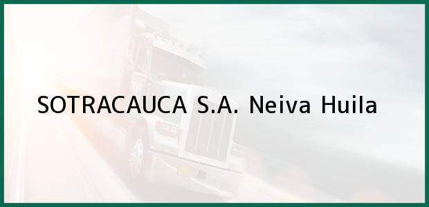 Teléfono, Dirección y otros datos de contacto para SOTRACAUCA S.A., Neiva, Huila, Colombia