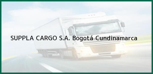 ver datos de contacto para suppla cargo s.a., bogotá, cundinamarca, colombia Teléfono, Dirección y otros datos de contacto para SUPPLA CARGO S.A., Bogotá, Cundinamarca, Colombia