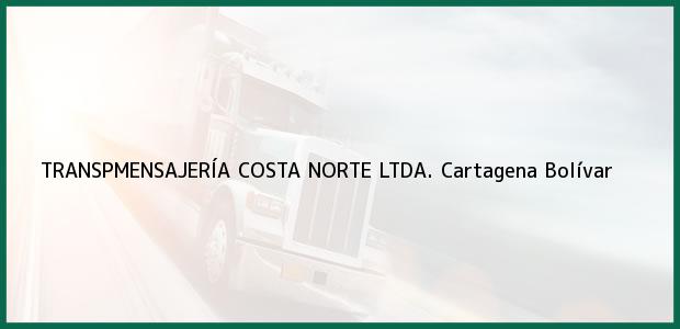 Teléfono, Dirección y otros datos de contacto para TRANSPMENSAJERÍA COSTA NORTE LTDA., Cartagena, Bolívar, Colombia