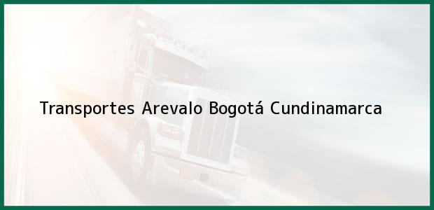 Teléfono, Dirección y otros datos de contacto para Transportes Arevalo, Bogotá, Cundinamarca, Colombia