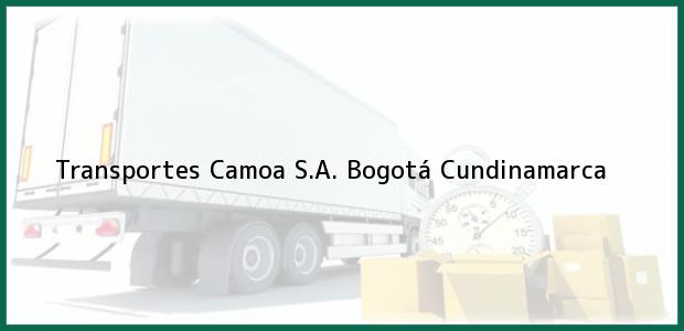Teléfono, Dirección y otros datos de contacto para Transportes Camoa S.A., Bogotá, Cundinamarca, Colombia