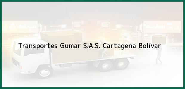 Teléfono, Dirección y otros datos de contacto para Transportes Gumar S.A.S., Cartagena, Bolívar, Colombia