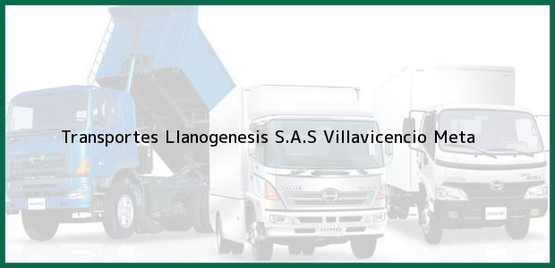 Teléfono, Dirección y otros datos de contacto para Transportes Llanogenesis S.A.S, Villavicencio, Meta, Colombia