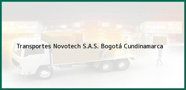 Teléfono, Dirección y otros datos de contacto para Transportes Novotech S.A.S., Bogotá, Cundinamarca, Colombia