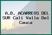 A.B. ACARREOS DEL SUR Cali Valle Del Cauca