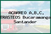 ACARREO A.B.C. TRASTEOS Bucaramanga Santander