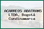 ACARREOS ABATRANS LTDA. Bogotá Cundinamarca