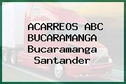 ACARREOS ABC BUCARAMANGA Bucaramanga Santander