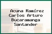 Acuna Ramírez Carlos Arturo Bucaramanga Santander