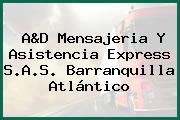 A&D Mensajeria Y Asistencia Express S.A.S. Barranquilla Atlántico