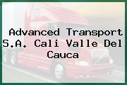 Ver advanced transport sa cali valle del cauca Advanced Transport S.A. Cali Valle Del Cauca