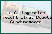 A.G. Logistics Freight Ltda. Bogotá Cundinamarca