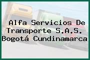 Alfa Servicios De Transporte S.A.S. Bogotá Cundinamarca