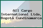 All Cargo International Ltda. Bogotá Cundinamarca