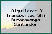 Alquileres Y Transportes Shj Bucaramanga Santander
