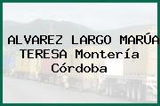 ALVAREZ LARGO MARÚA TERESA Montería Córdoba