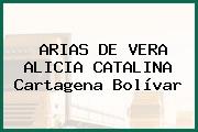ARIAS DE VERA ALICIA CATALINA Cartagena Bolívar