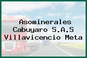 Asominerales Cabuyaro S.A.S Villavicencio Meta