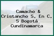 Camacho & Cristancho S. En C. S Bogotá Cundinamarca
