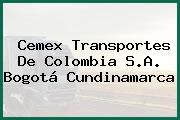 Cemex Transportes De Colombia S.A. Bogotá Cundinamarca
