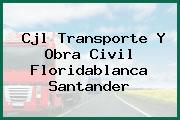 Cjl Transporte Y Obra Civil Floridablanca Santander