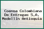 Coensa Colombiana De Entregas S.A. Medellín Antioquia