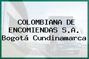 COLOMBIANA DE ENCOMIENDAS S.A. Bogotá Cundinamarca