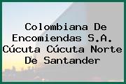 Colombiana De Encomiendas S.A. Cúcuta Cúcuta Norte De Santander