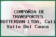 COMPAÑIA DE TRANSPORTES ROTTERDAN LTDA. Cali Valle Del Cauca
