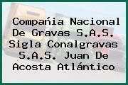 Compañia Nacional De Gravas S.A.S. Sigla Conalgravas S.A.S. Juan De Acosta Atlántico
