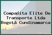 Compañita Elite De Transporte Ltda Bogotá Cundinamarca